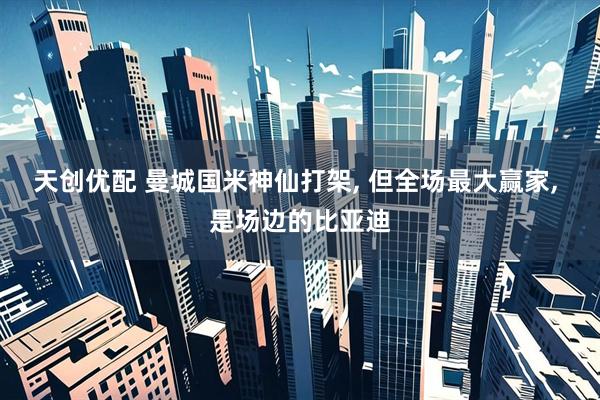 天创优配 曼城国米神仙打架, 但全场最大赢家, 是场边的比亚迪